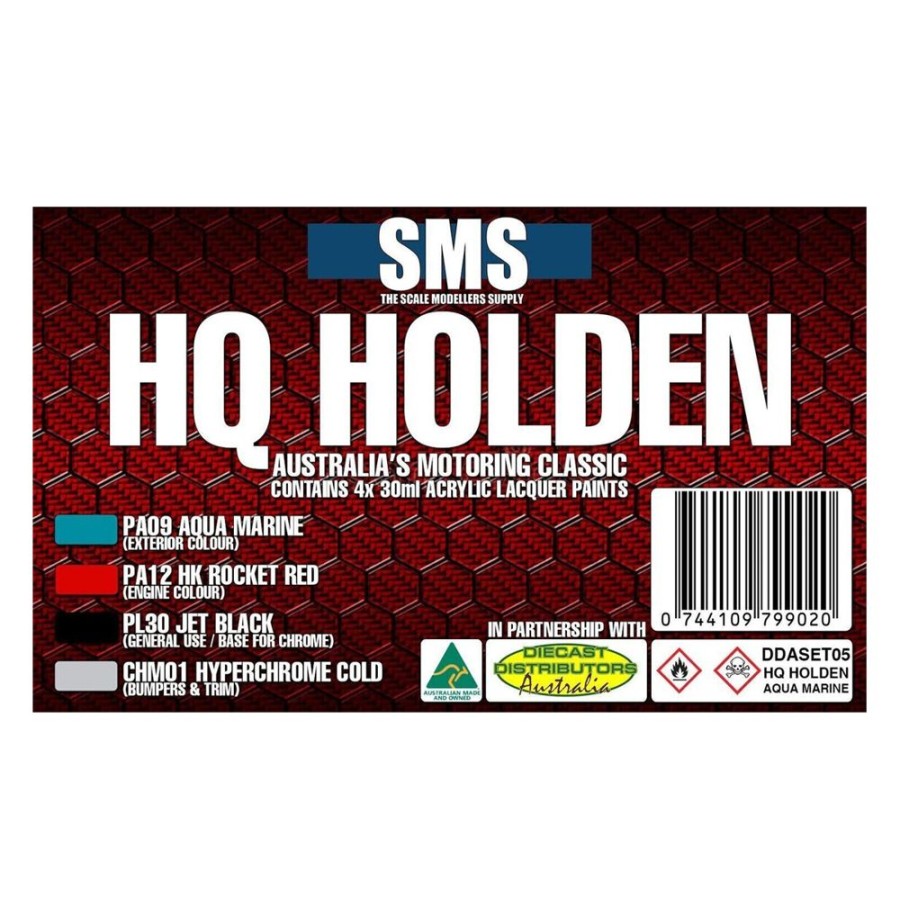 Hobbies SMS Paints | Hq Holden Colour Set#5 - Aqua Marine