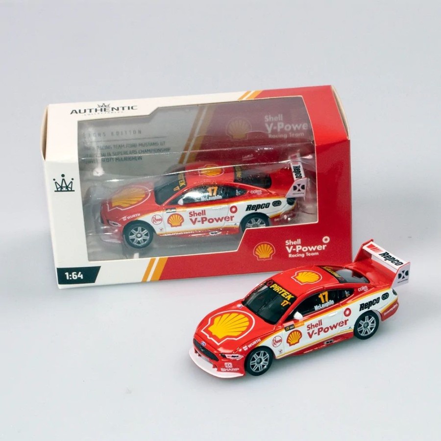 Model Cars Authentic Collectables | 1:64 Shell V-Power #17 Ford Mustang 2019 Supercars Championship Winner Mclaughlin - Authentic Collectables