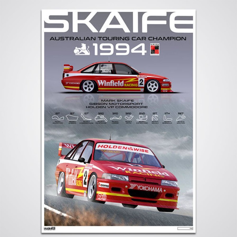 Limited Edition Prints Peter Hughes Motorsport | Mark Skaife 1994 Atcc Winner - Limited Edition Print