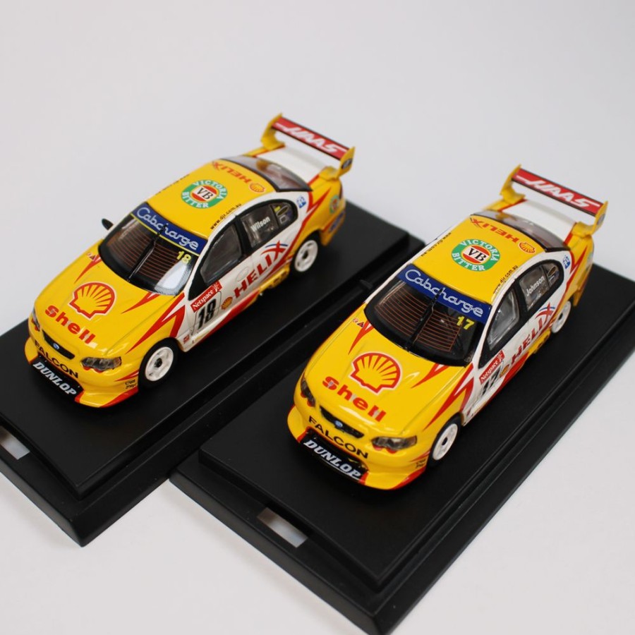 Model Cars Biante Model Cars | 2 X 1:64 Scale Dick Johnson Racing '03 Ford Ba Falcon Xr8 Biante Minicars - Biante Model Cars