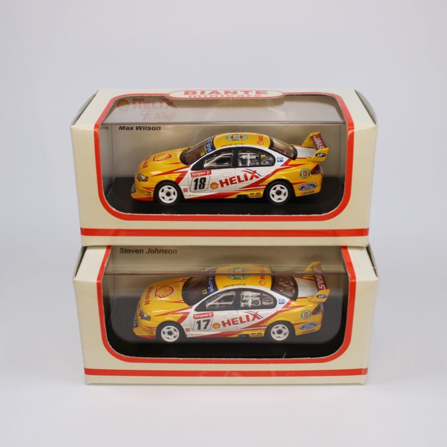 Model Cars Biante Model Cars | 2 X 1:64 Scale Dick Johnson Racing '03 Ford Ba Falcon Xr8 Biante Minicars - Biante Model Cars