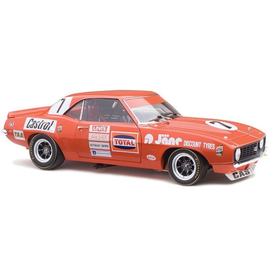 Model Cars Classic Carlectables | 1:18 Scale Bob Jane #7 Chevrolet Zl-1 Camaro 1972 Atcc "Round 1" By Classic Carlectables