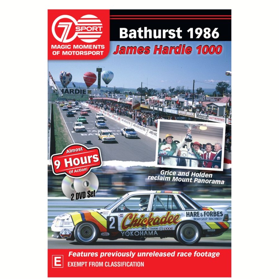 Entertainment Magic Moments of Motorsport | Bathurst 1986 James Hardie 1000 Full Race Double Dvd - Magic Moments Of Motorsport