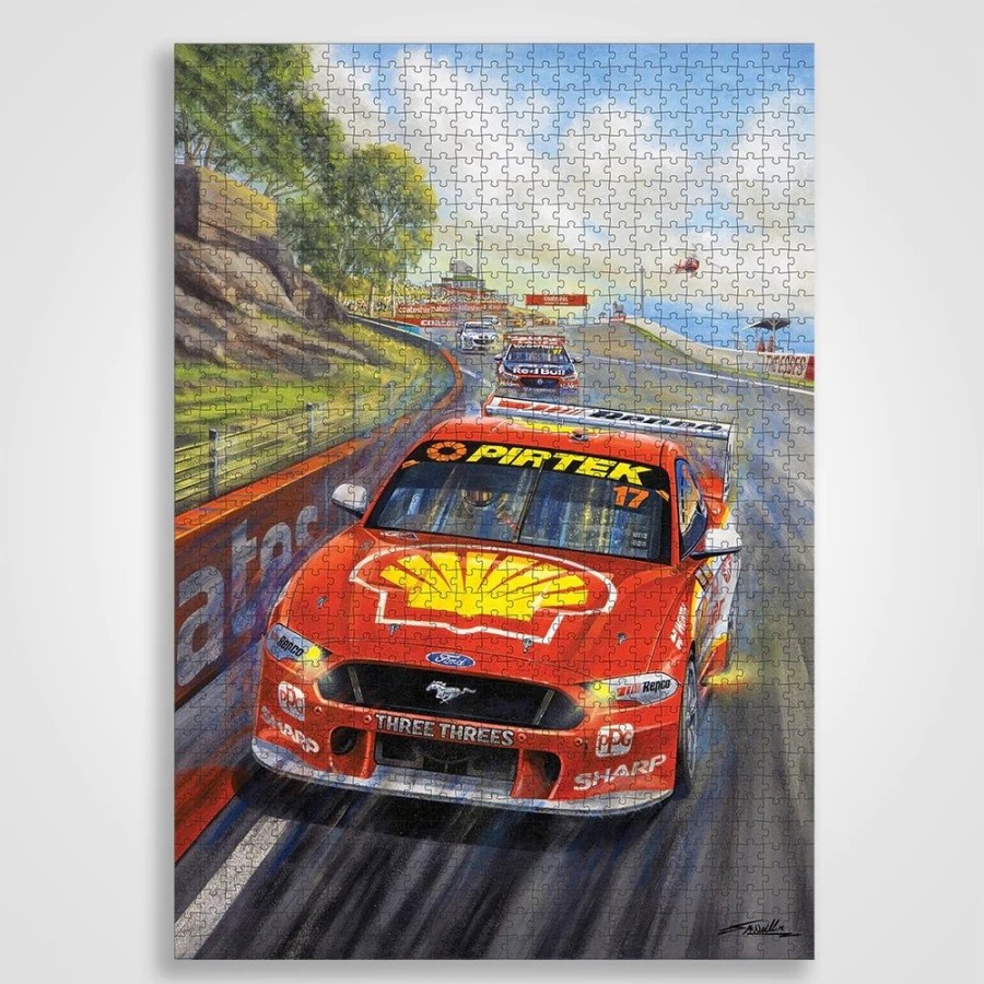 Hobbies Authentic Collectables | Authentic Collectables: 2019 Bathurst Winner Scott Mclaughlin Ford Mustang 1000 Piece Jigsaw Puzzle