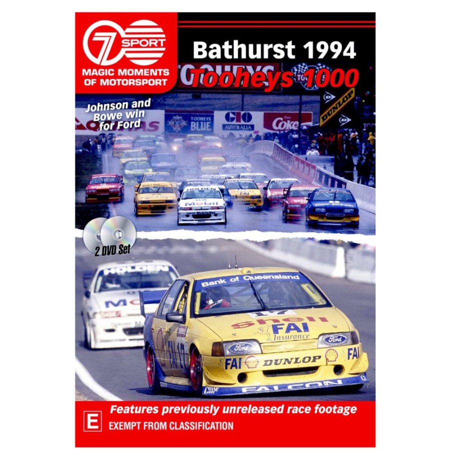 Entertainment Magic Moments of Motorsport | Bathurst 1994 Tooheys 1000 Full Race Double Dvd - Magic Moments Of Motorsport