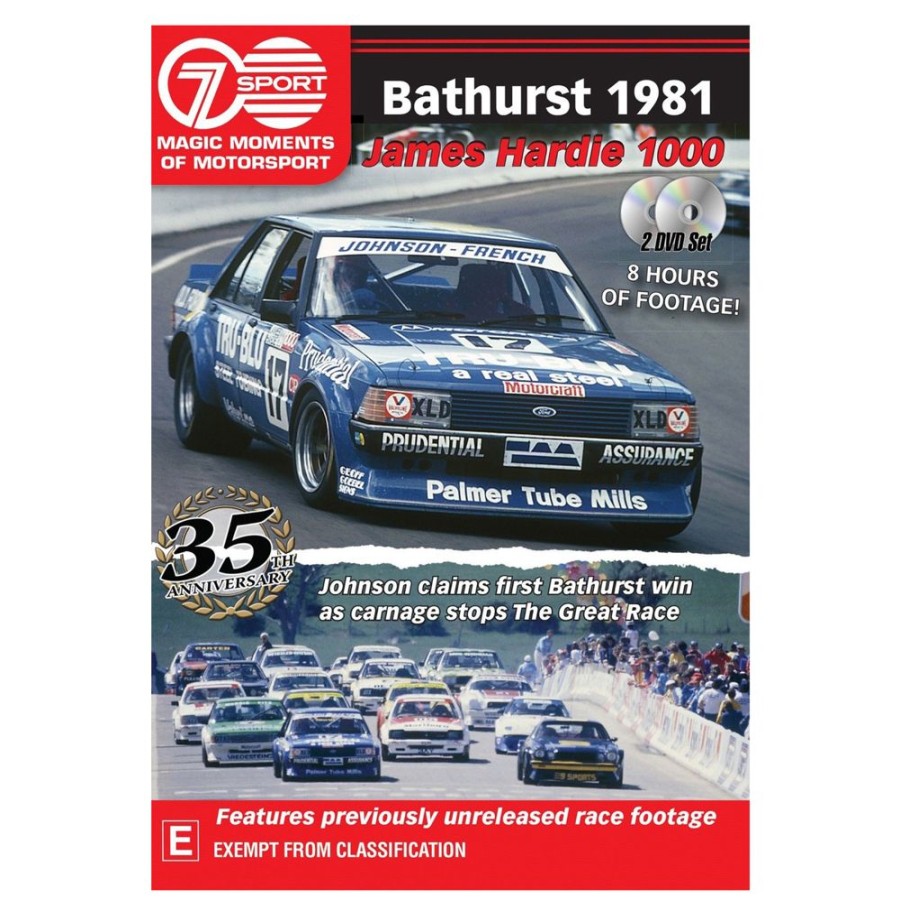 Entertainment Magic Moments of Motorsport | Bathurst 1981 James Hardie 1000 Full Race Double Dvd - Magic Moments Of Motorsport