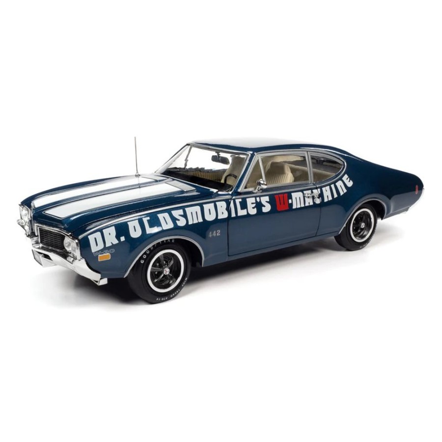 Model Cars American Muscle | 1:18 Scale 1969 Oldsmobile 442 W-30 Mcacn Auto World American Muscle