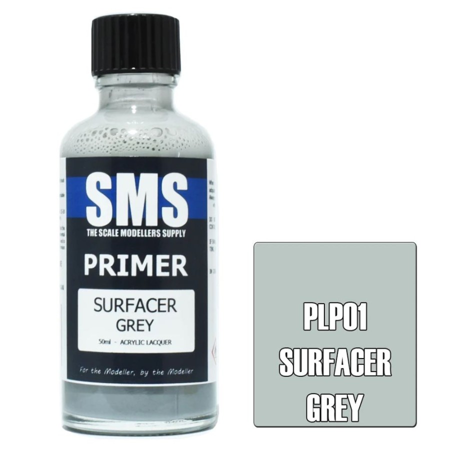 Hobbies SMS Paints | Plp01 Primer Surfacer Grey 50Ml - Sms Paints