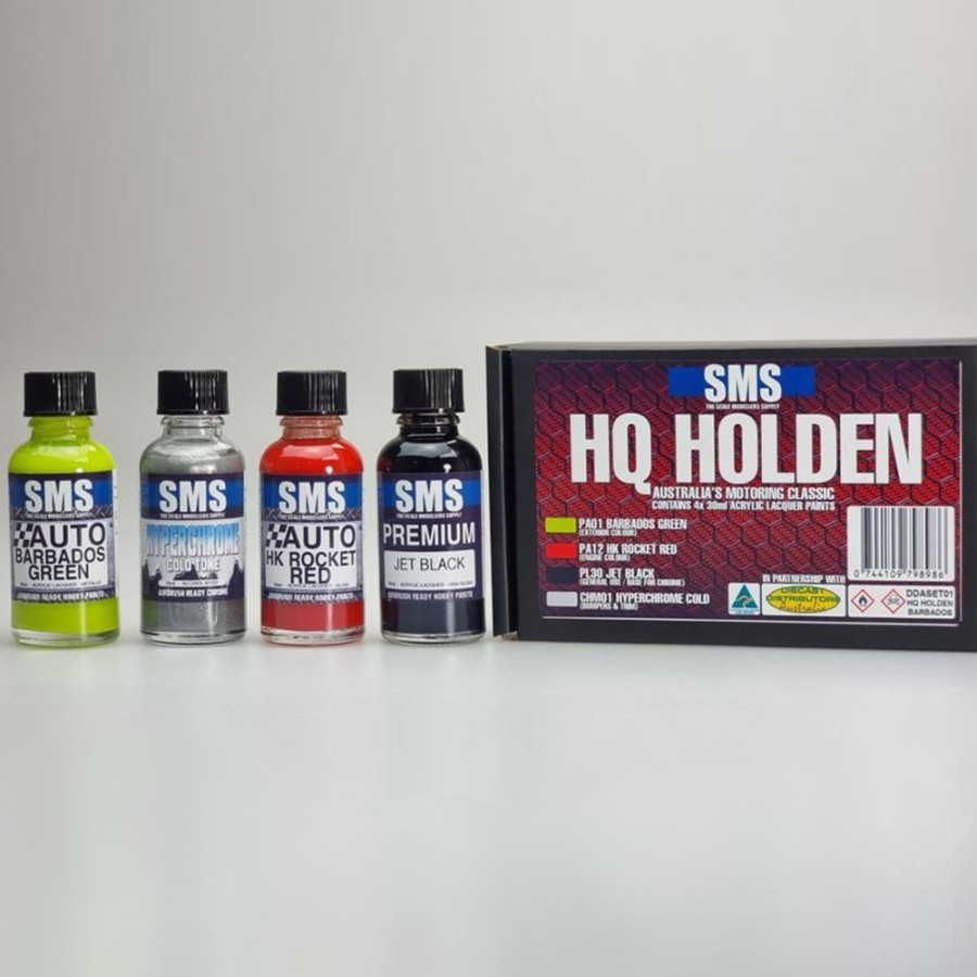 Hobbies SMS Paints | Hq Holden Colour Set#1 - Barbados Green