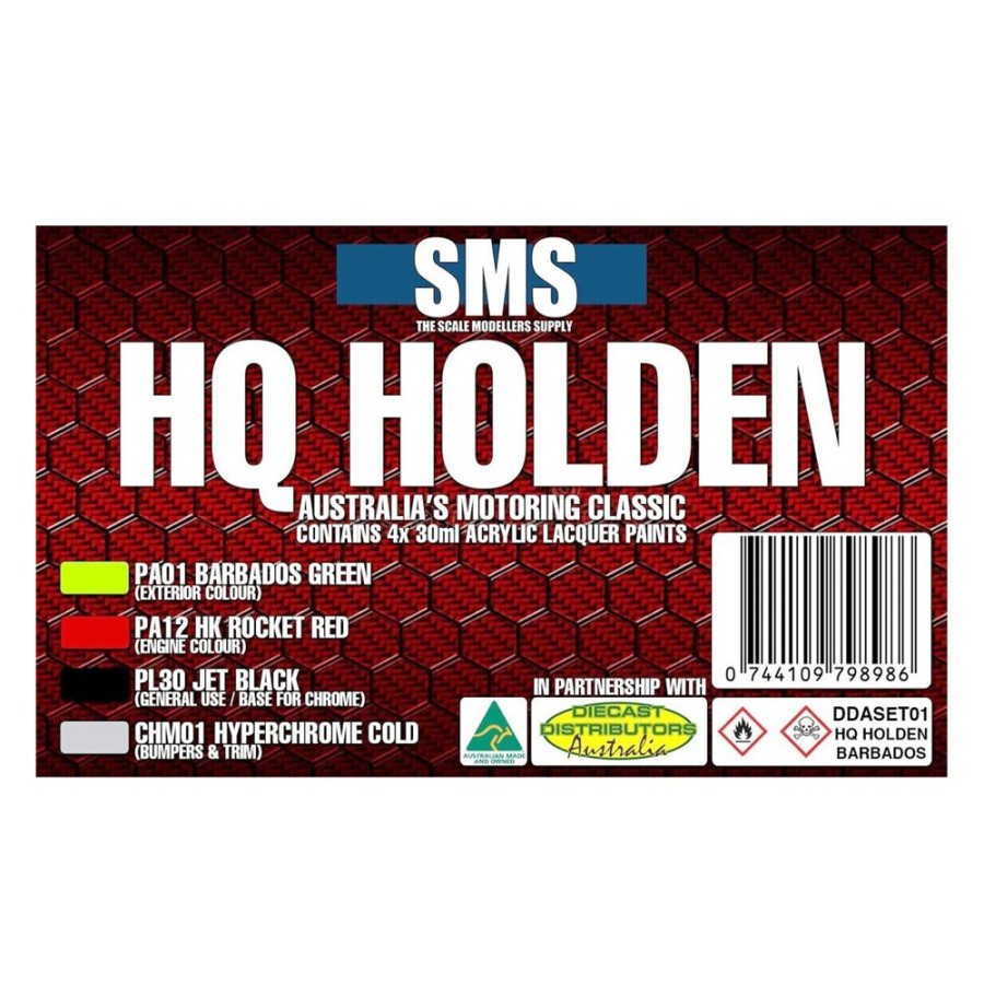 Hobbies SMS Paints | Hq Holden Colour Set#1 - Barbados Green