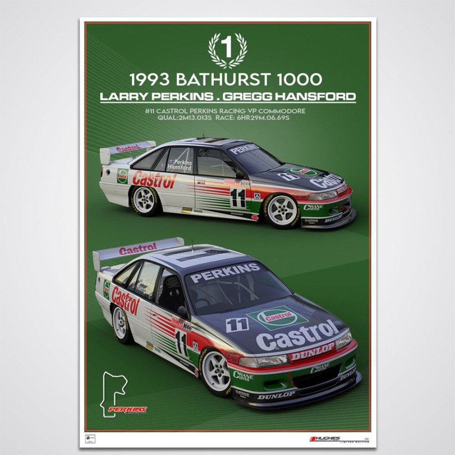 Limited Edition Prints Peter Hughes Motorsport | 1993 Tooheys 1000 Winner "Perkins Edition" - Limited Edition Print