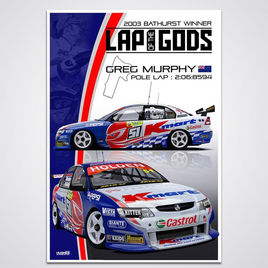 Limited Edition Prints Peter Hughes Motorsport | Greg Murphy'S Lap Of The Gods Bathurst 2003 Limited Edition Print