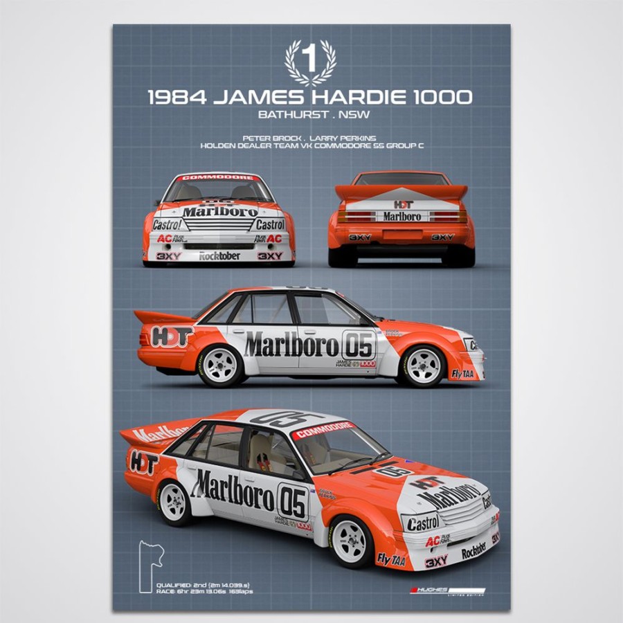 Limited Edition Prints Peter Hughes Motorsport | 1984 James Hardie 1000 Winner "Technica Series" - Limited Edition Print