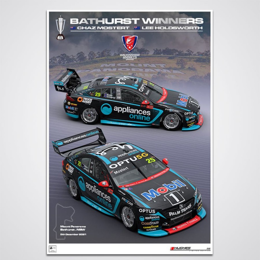 Limited Edition Prints Peter Hughes Motorsport | 2021 Repco Bathurst 1000 Winner - Limited Edition Print