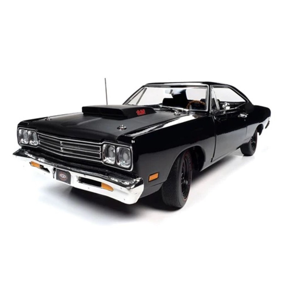 Model Cars American Muscle | 1:18 Scale 1969 1/2 Plymouth Road Runner Mcacn Auto World American Muscle