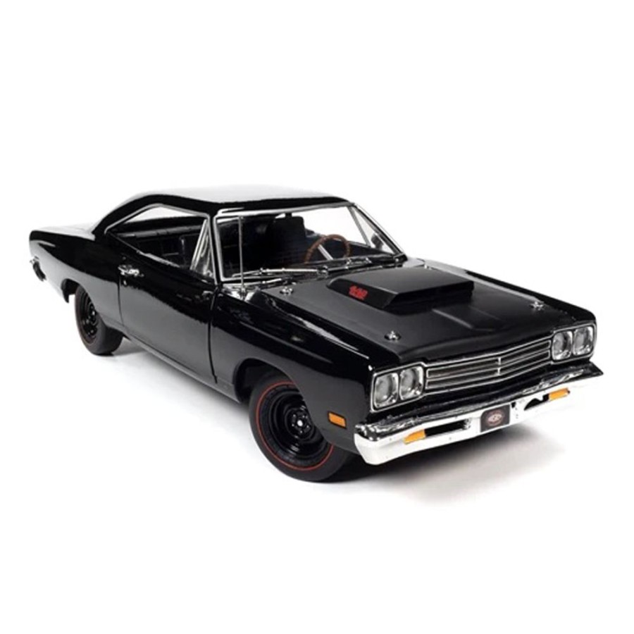 Model Cars American Muscle | 1:18 Scale 1969 1/2 Plymouth Road Runner Mcacn Auto World American Muscle