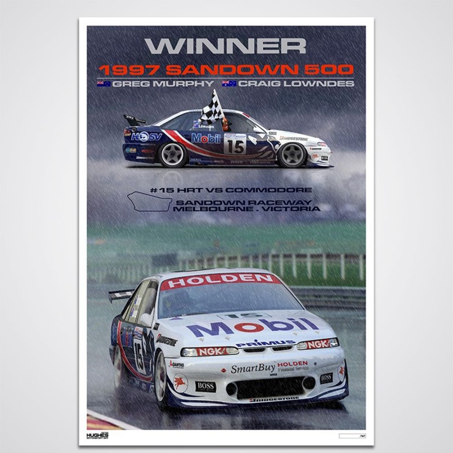 Limited Edition Prints Peter Hughes Motorsport | 1997 Sandown 500 Winner - Limited Edition Print