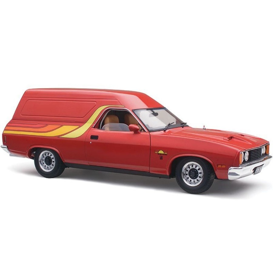 Model Cars Classic Carlectables | 1:18 Scale Red Flame Ford Xc Sundowner Model Replica By Classic Carlectables