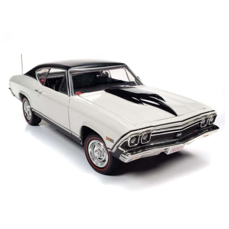 Model Cars American Muscle | 1:18 Scale 1968 Nickey Chevy Chevelle Auto World American Muscle