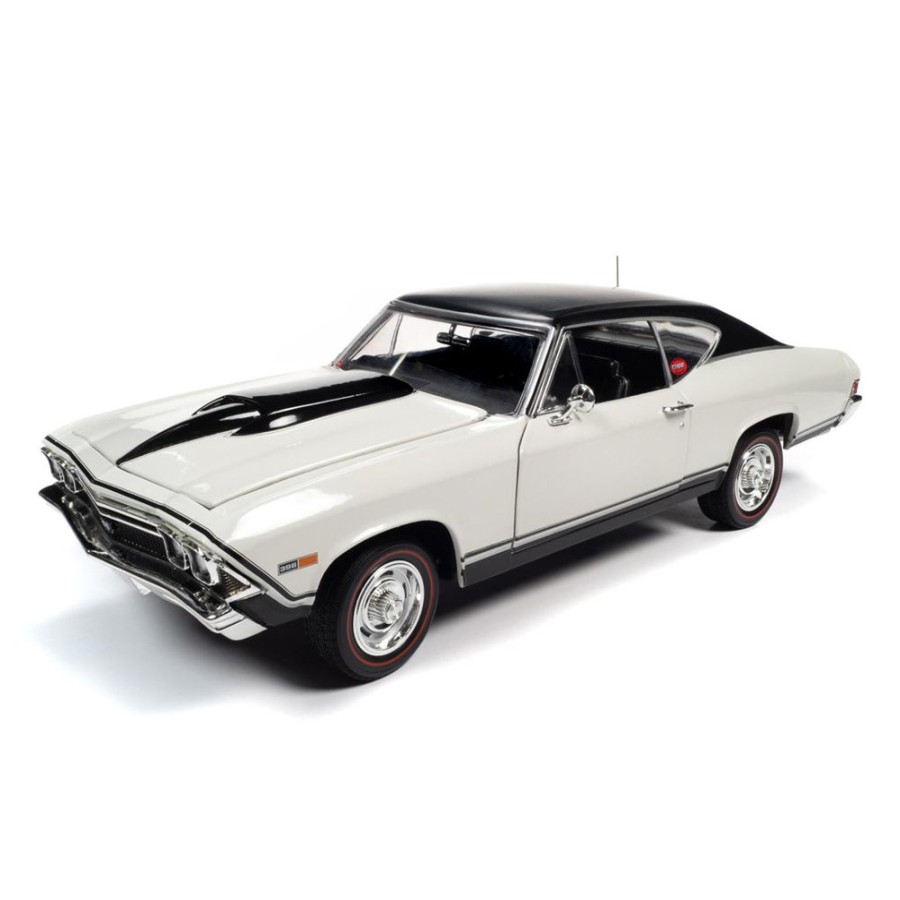 Model Cars American Muscle | 1:18 Scale 1968 Nickey Chevy Chevelle Auto World American Muscle