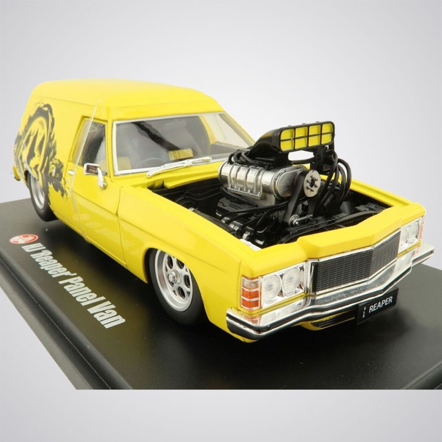 Model Cars DDA Collectibles | 1:24 Scale Blown Holden Reaper Hj Panel Van Lemon Ice Street Custom Dda Collectables