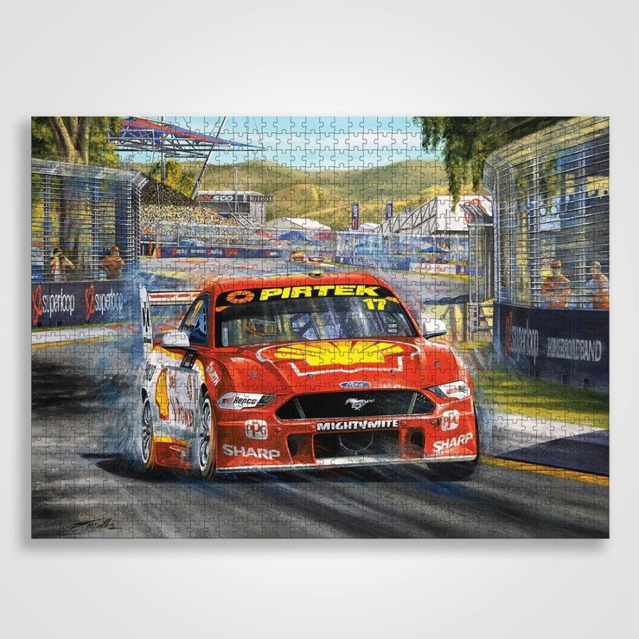 Hobbies Authentic Collectables | Win On Debut Ford Mustang Gt 1000 Piece Jigsaw Puzzle By Authentic Collectables