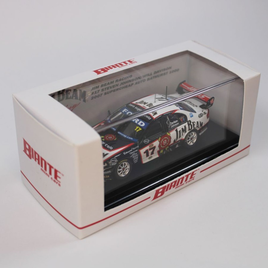 Model Cars Biante Model Cars | 1:64 Scale #17 Johnson/Davison Jim Beam Racing Ford Bf Falcon Bathurst 07 Biante - Biante Model Cars